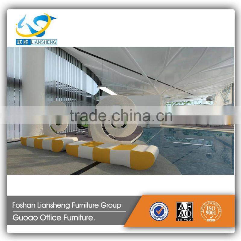 Latest Modern Design Lobby Corner Sofa Set S011