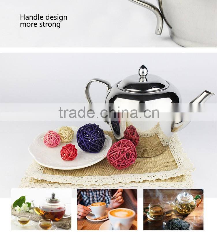 Premium internal expanding drum design perfect for pouring tea stainless steel coffee kettle/tea kettle creative handle design f