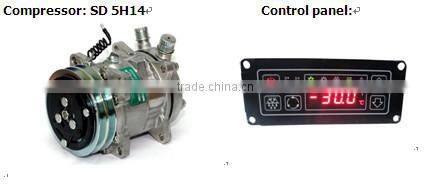 Vehicle engine driven front mounted 12v/24v truck refrigeration unit