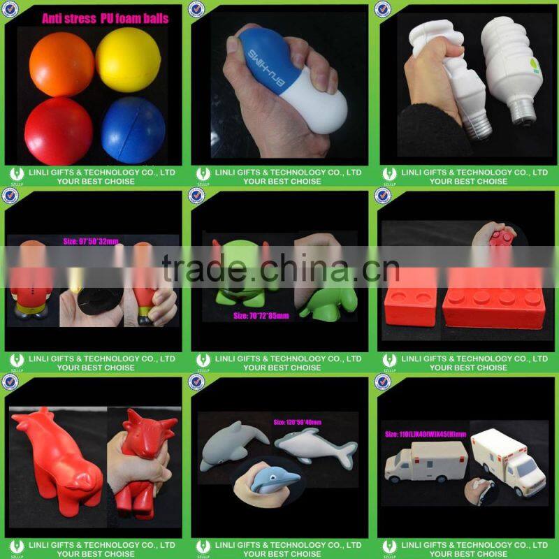 Pill shape promotion pu foam ball
