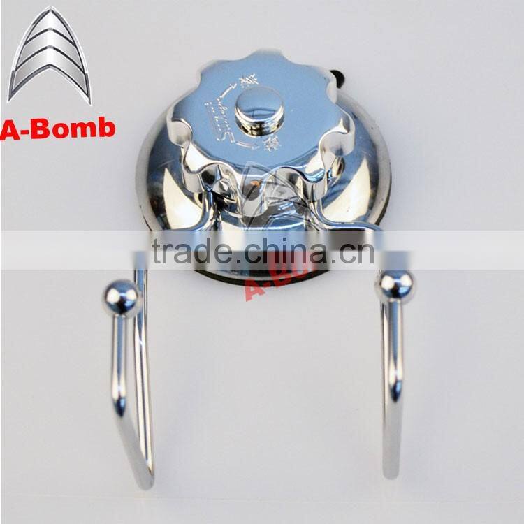 2016 A-bomb No drilling No tool No screw No rust 304 stainless steel TPU vacuum suction metal wall hook