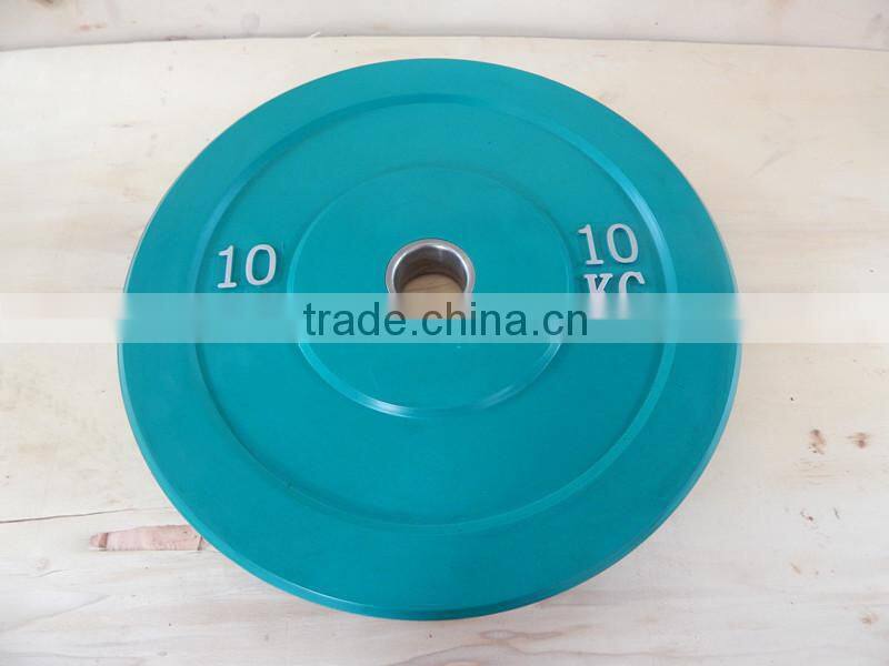 2015 hot Crossfit Olympic competition bumper plate for weight lifting