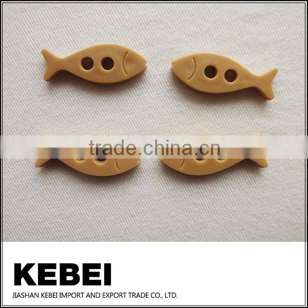New style fishing wooden buttons for baby sweaters
