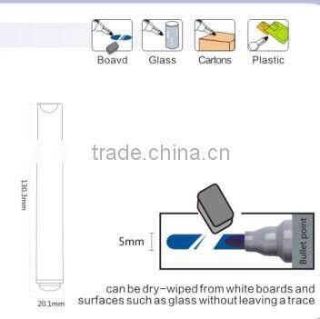 Easy erase Jumbo white board marker pen water erasable marker