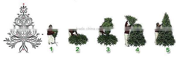 2015 new product artificial christmas tree for sale solar lighted christmas trees