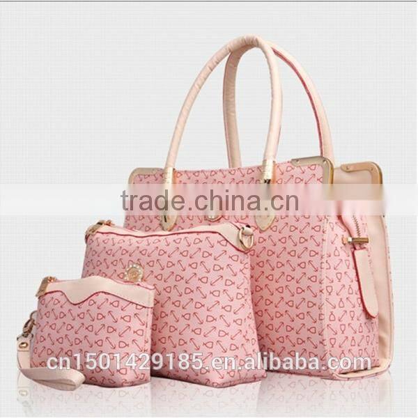 2015 trend PU leather wholesale handbag Italian office ladies style