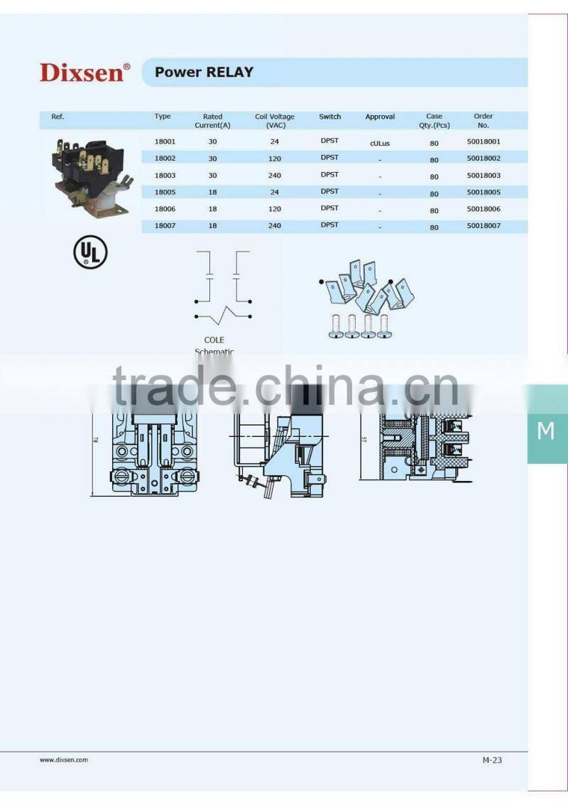 Dixsen Contactor (180 Series)/power relay