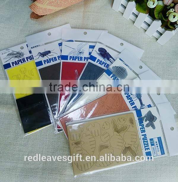 Hot new useful items 3D paper model toy cardboard puzzle funny&educational
