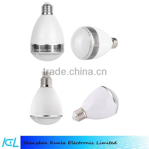 LED speaker bulb /Bluetooth Portable Led Light with LED White E27 Mobilephone App Control For Iphone Samsung