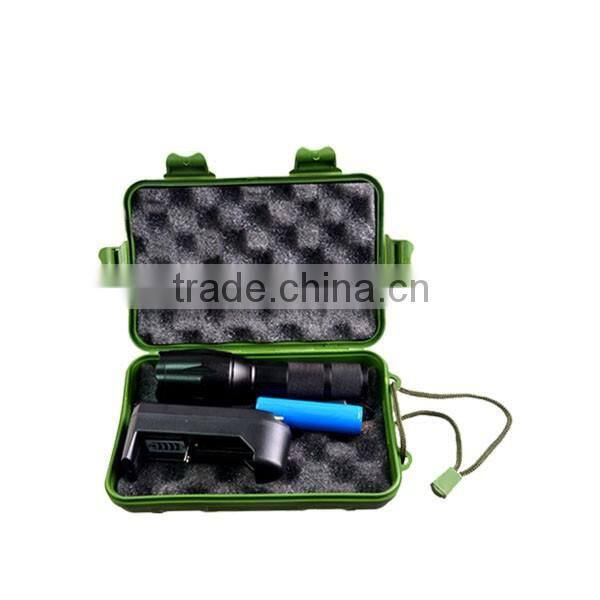 Glow In The Dark Button G700 Style LED Tactical Flashlight XM-L T6