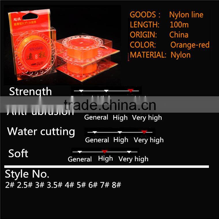 Super quality mono fishing line 500m floating material