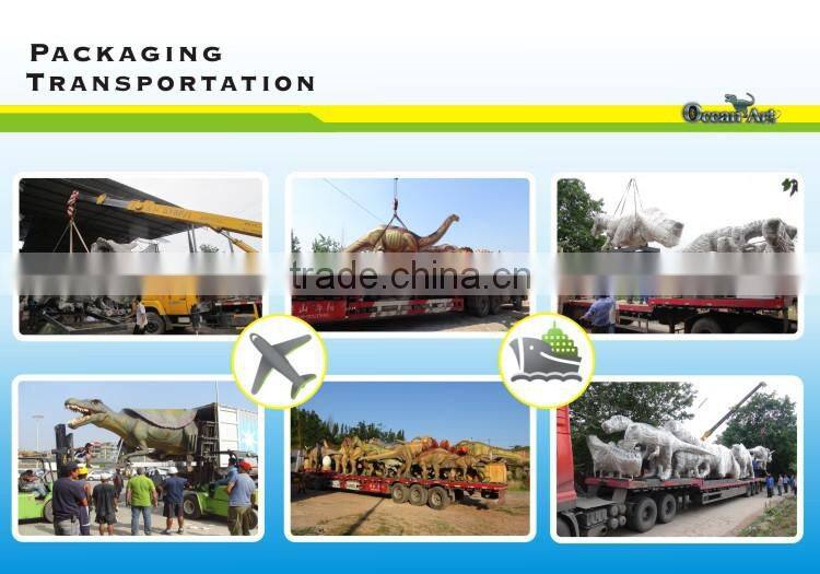 Life size statue t-rex animatronic dinosaur trade assurance