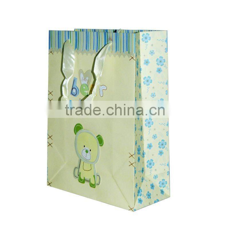 custom printed gift shopping paper bag logo