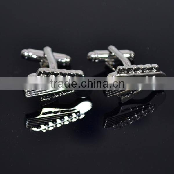 High-end fashion elegant Jewelry box packaged funny cufflink tie clips