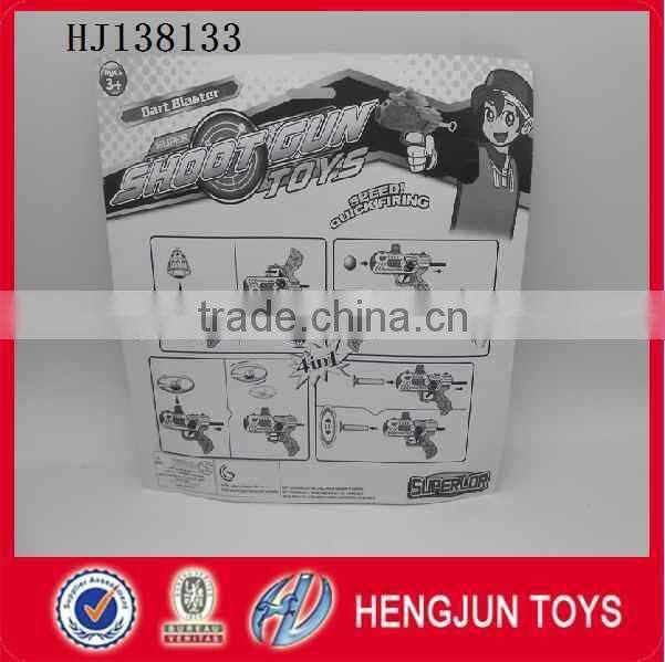 shantou Interesting plastic table tennis toy gun with Frisbee, gyro for sale