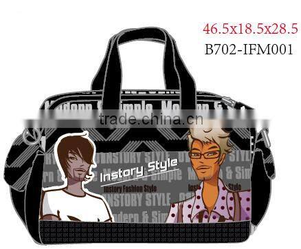 300D man cheap travel duffel bag sport bag