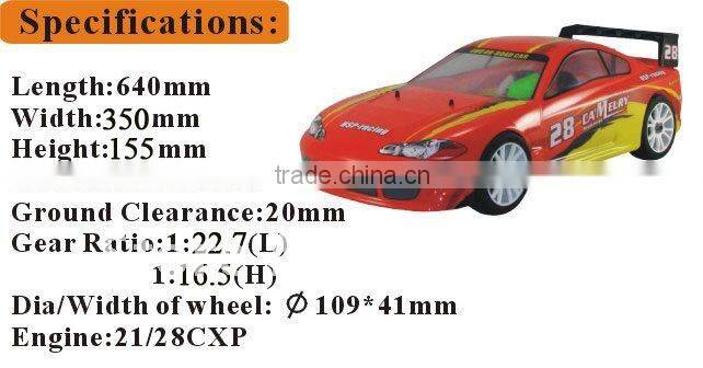 ERC766 1/8th nitro power off road buggy