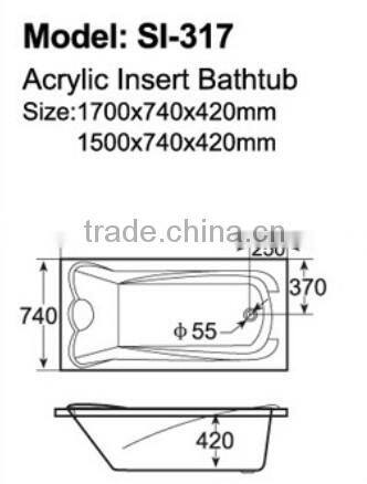 china alibaba sanitary ware whirlpool cheap bathtub