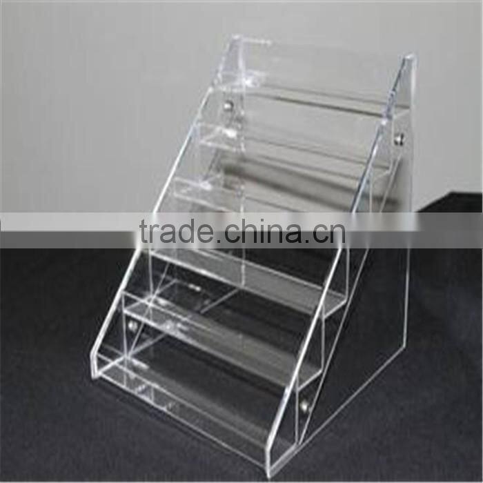 Manufacturing acrylic greeting card display/brochure display stand