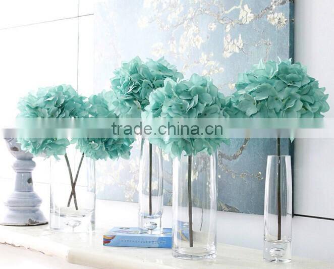 Wholesale Cheap Real touch silk artificial flowers wedding flowers single stem hydrangea
