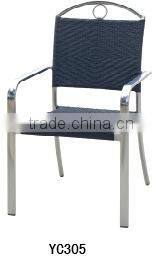 Commercial use humanization armrest rattan wicker office chairs YC116