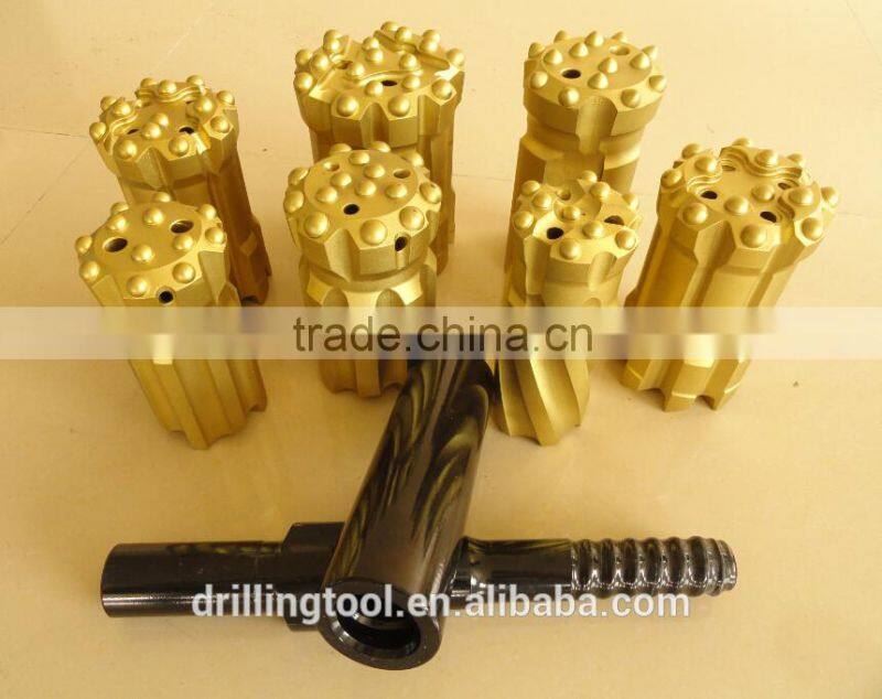 T38 64mm 89mmRetrac Button Bit / T38 Button bit