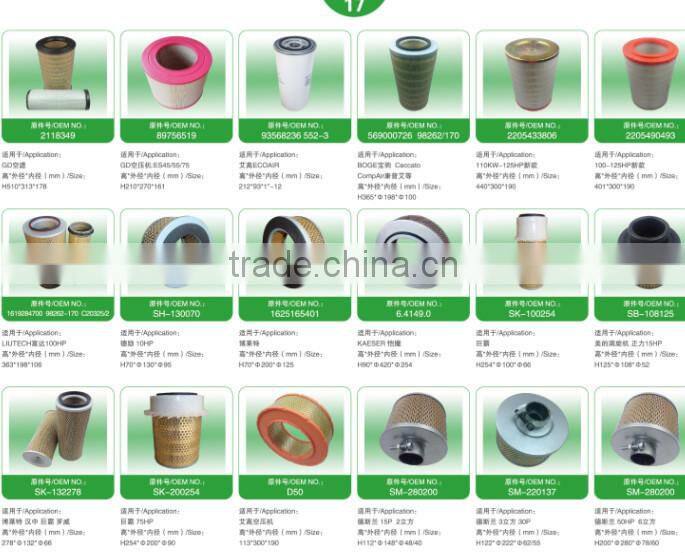 Made in China oil separator for Kobelco for Hitachi for Mitsuiseiki