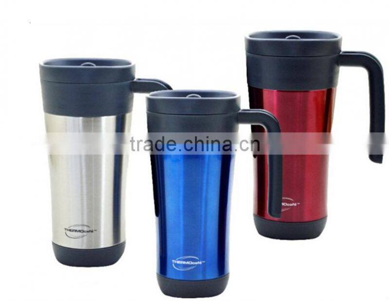 16 Oz Stainless Steel Travel Tumbler With Plastic Liner