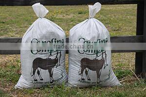 50kg plastic transparent eva bag with logo bags of rice,fertilizer packaging pp woven bag