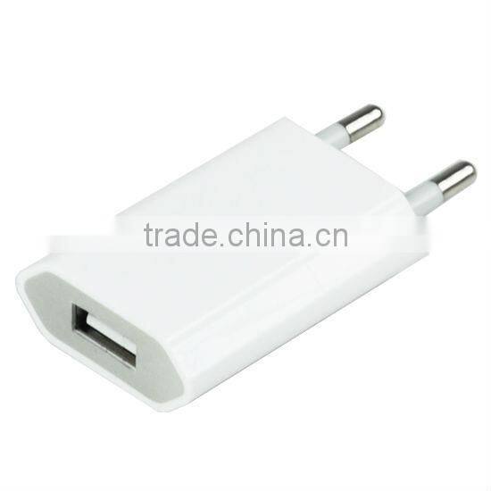 EU USB Power Adapter 5V 1A for iphone and mobile phone