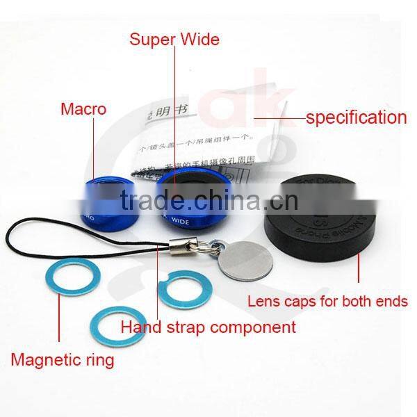 drop shipping 0.67x wide angle lens 10xmacro lens for mobile phone