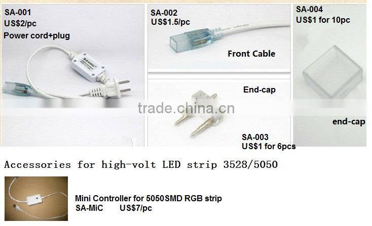 110v double row 2835 led tape 220v warm white ribbon 2014 new strip 120smd/M