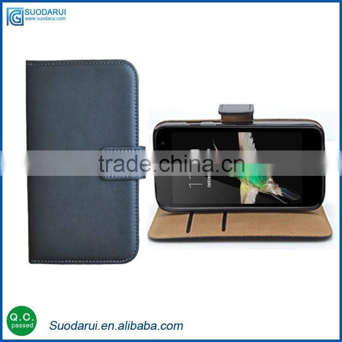 Mix colors Book Wallet Leather flip cases pouch for LG K4 Phone covers