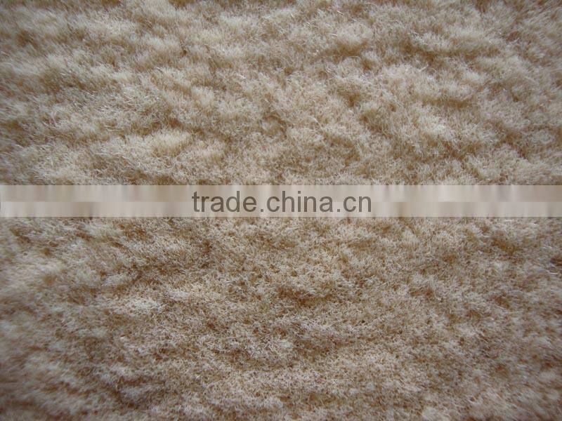 Red 100% micro wool washable on sale car mat with high quality