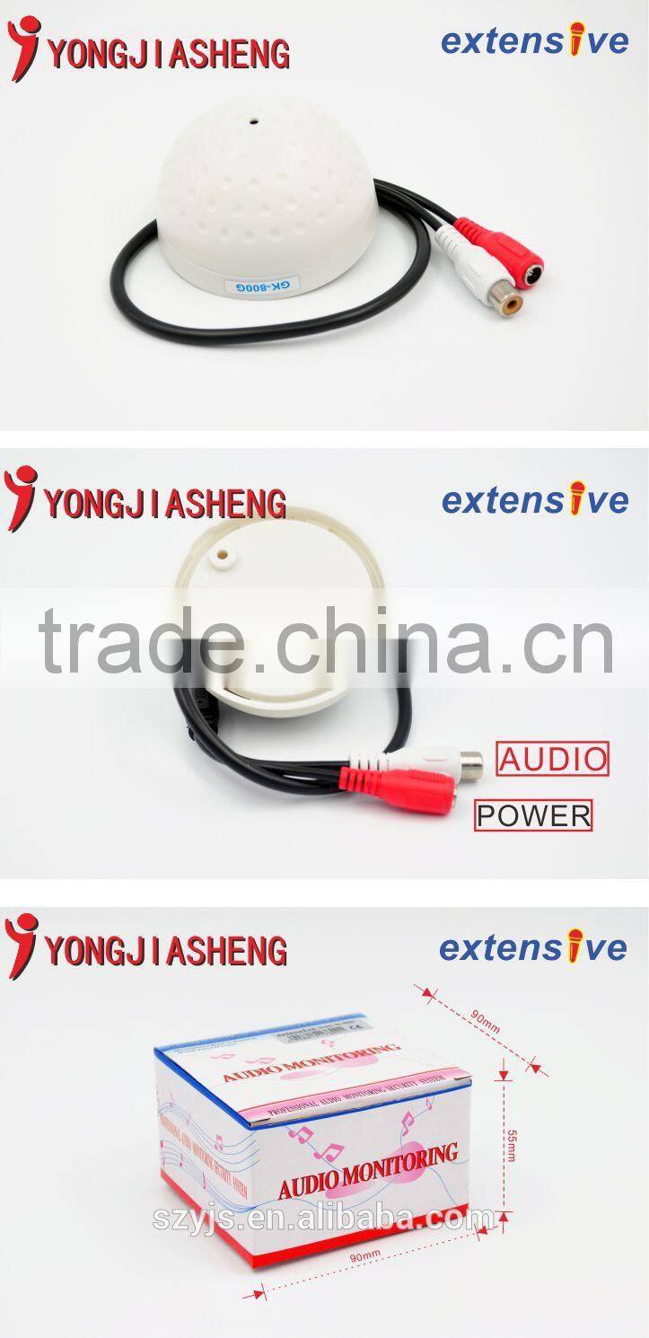 High-fidelity acoustic pickup and adjustable CCTV microphone and hemispherical sound system GK-800G