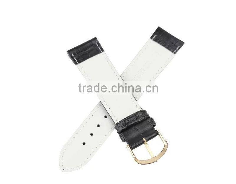 Crocodile Pattern Genuine Cow Leather Strap For Watch Band