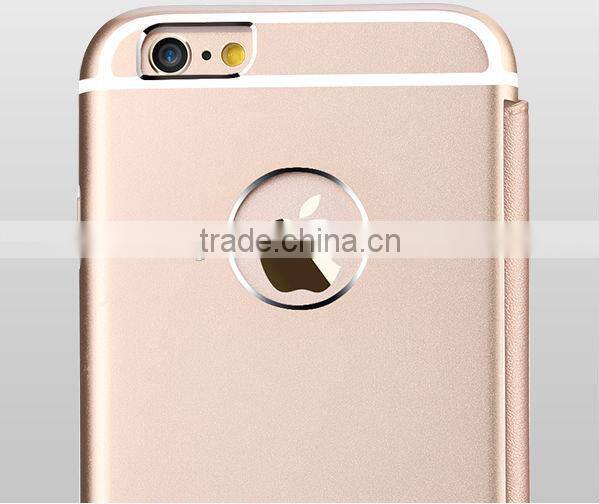 USAMS PC+TPU+Metal flip case for iphone 6/6plus