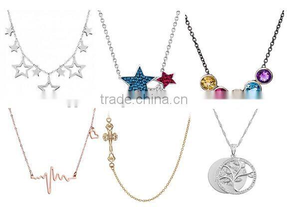 Latest design China Supply fashion stainless steel necklace