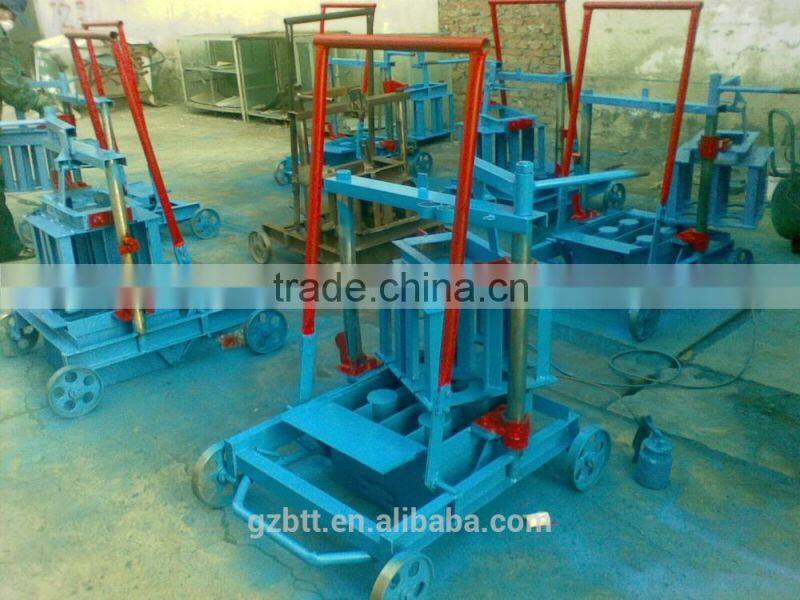 QMJ4-A fixed type hollow brick making machinery /supplier from China