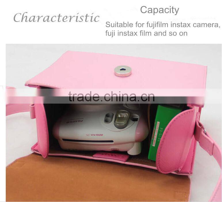 Camera case bag for Fujifilm with bowknot