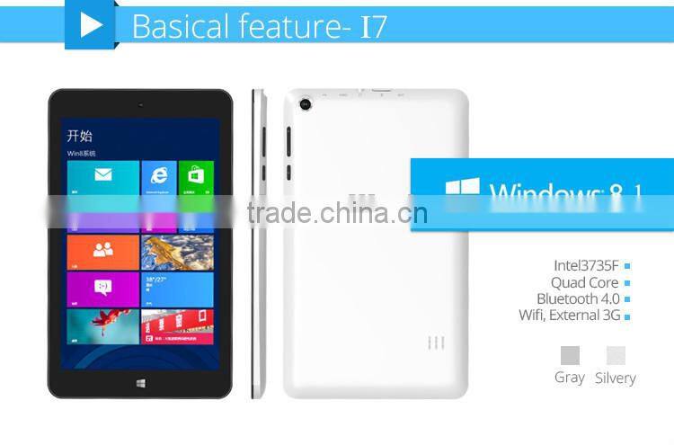 7 inch Intel windows 8 tablet pc windows pc tablet