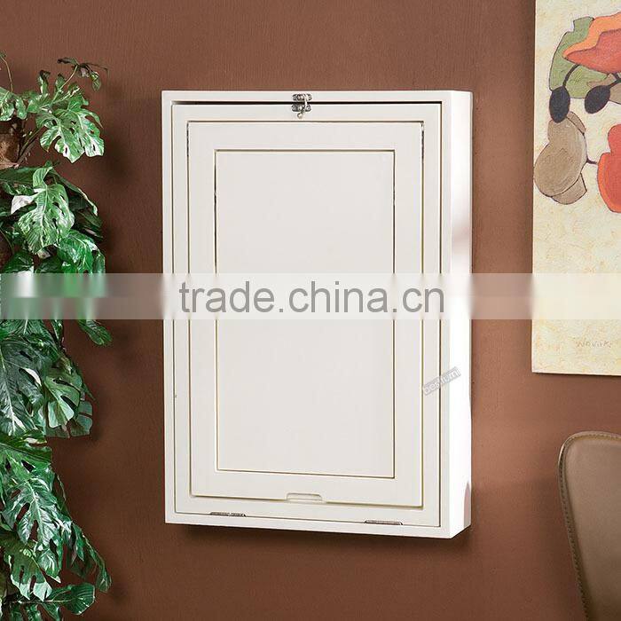 Folding Desk with Wall Mounted Cabinet