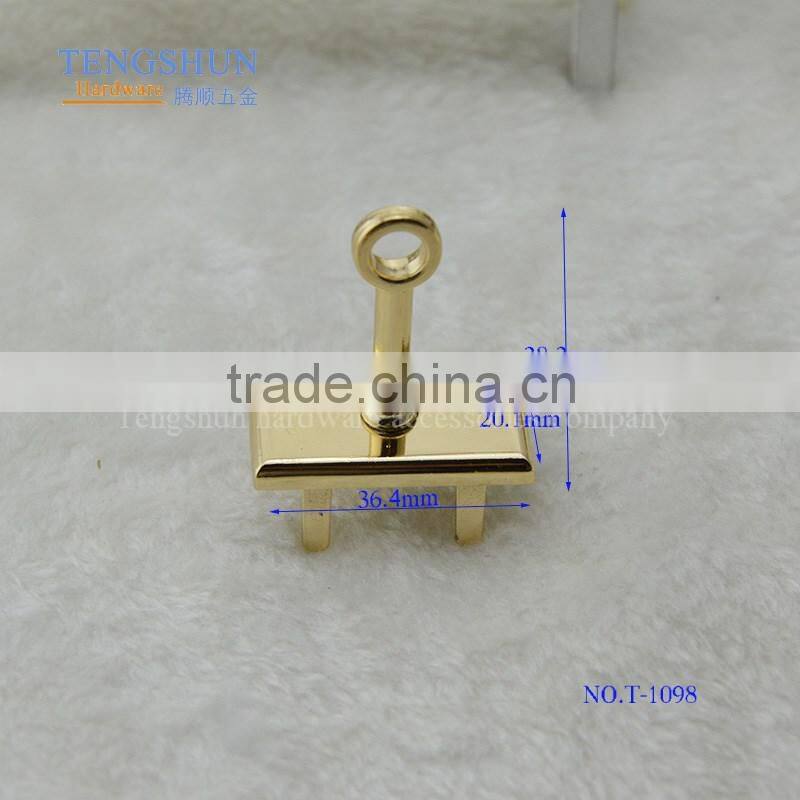 OEm zinc alloy bag parts high quanlity metel lock for purse wholesale
