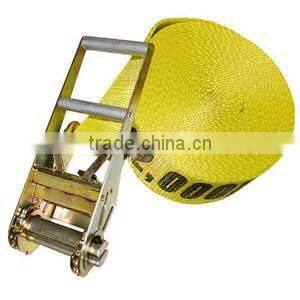 GS Cargo ratchet lashing strap with Double J hook