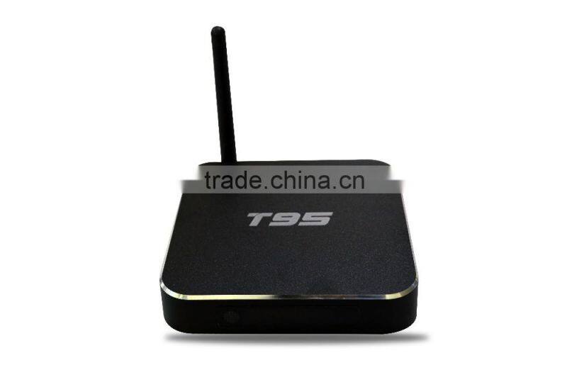 New Arrival!! Cloudnetgo Metal Amlogic S905 TV Box T95 WiFi Antenna 1GB/2GB+ 8GB KODI 16.0 Fully Loaded CM905 Android 5.1 TV Box