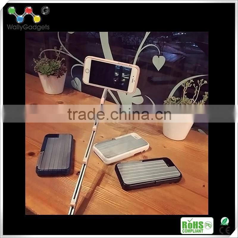 colorful phone case for iPhone 6/6s/6 plus/6s plus, selfie stick phone case holder