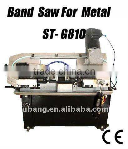 Metal machine with saw