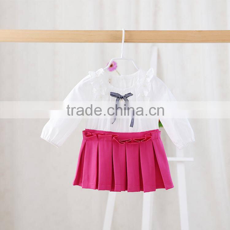 2016 china wholesale birthday hand made baby girl party dress/wedding dress for baby girl