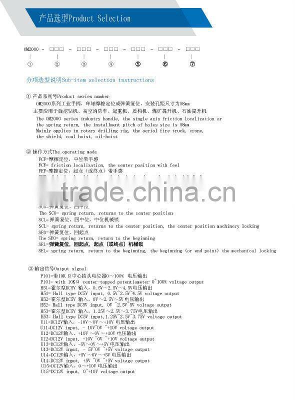 multi axis contactless joystick controller