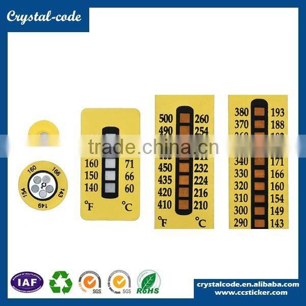 Adhesive sticker Wholesale self adhesive temperature change label